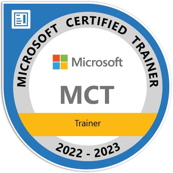 Microsoft Certified Trainer 2022-2023,Many of Microsoft’s software and technologies are technically complex, and professionals may require training from knowledgeable trainers in aspects of their use. In order to make such training generally available, Microsoft has developed the Microsoft Certified Trainer (MCT) Program which grants membership to professional trainers and learning consultants who demonstrate and maintain technical and instructional expertise on Microsoft technologies and who have complied with all requirements.